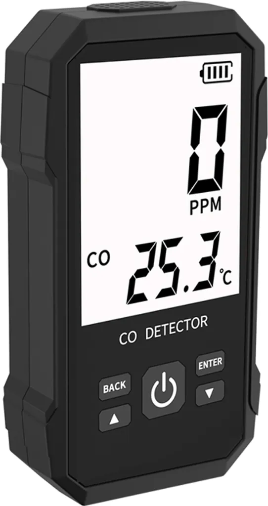 Détecteur CO portable pour stopper les risques de fuite de gaz invisible