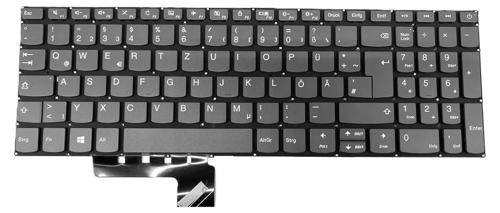 Clavier AZERTY Français Noir pour LENOVO IdeaPad 320-17AST (80XW) Neuf