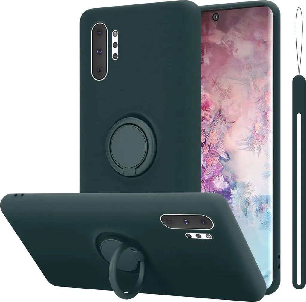 Custodia Protettiva Samsung Note 10 Plus Cadorabo TPU - Verde Scuro