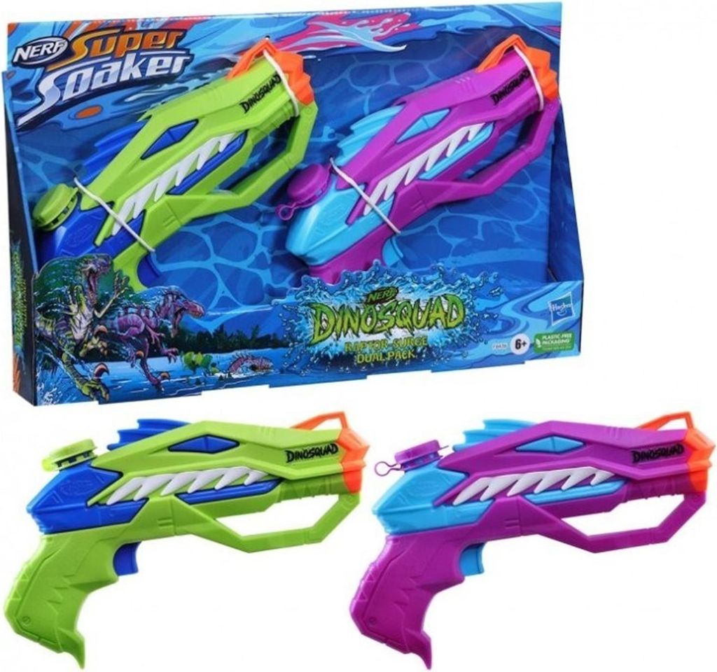 Nerf Super Soaker Raptor Surge, vodná zbraň, Viacfarebný, 6 Obrázok produktu 