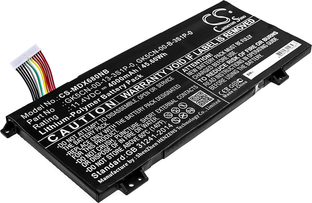 TECHTEK Laptop Akkus Kompatibel mit [Medion] Erazer X15807, Erazer X17805 (GK7CP7S), Erazer X6805, Erazer X6805-MD61085, MD61573, MD61635, X6807, fü