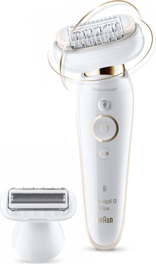 Braun Silk-épil 9 Flex 9002 3D Épilateur Étanche avec Tête Entièrement Flexible