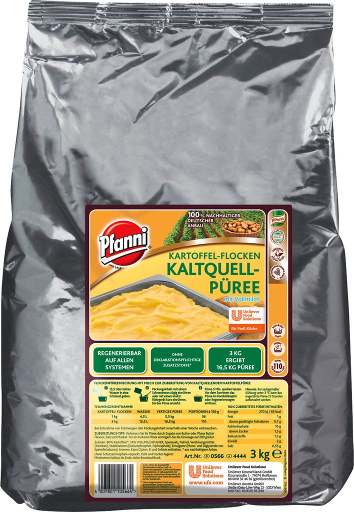 Pfanni Purée de pommes de terre à froid Image du produit 