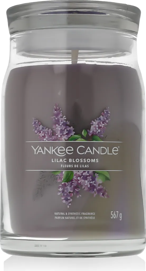 Yankee Candle Signature Lilac Blossoms Bougie Parfumée Grand Jarre 567g