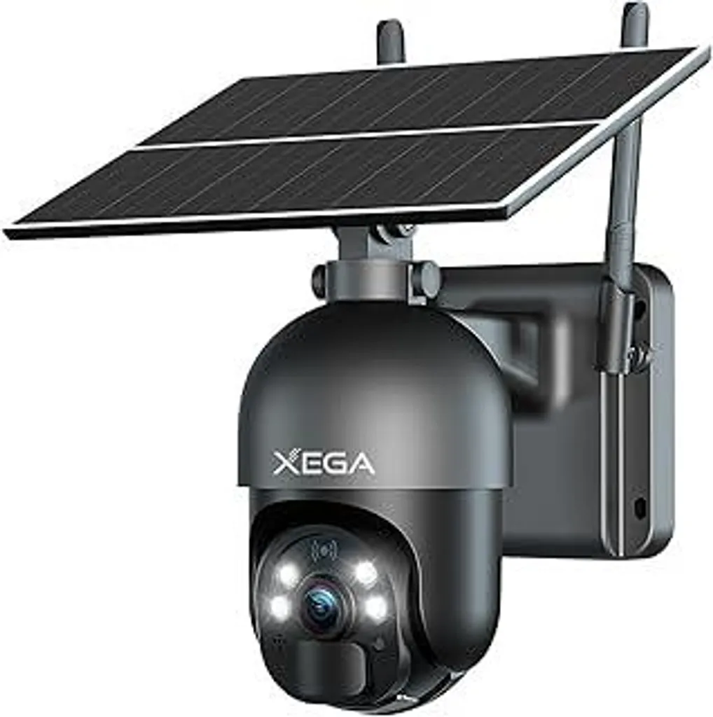 Xega 4G LTE Solare: La tua Sentinella 2K Senza Fili per Esterni