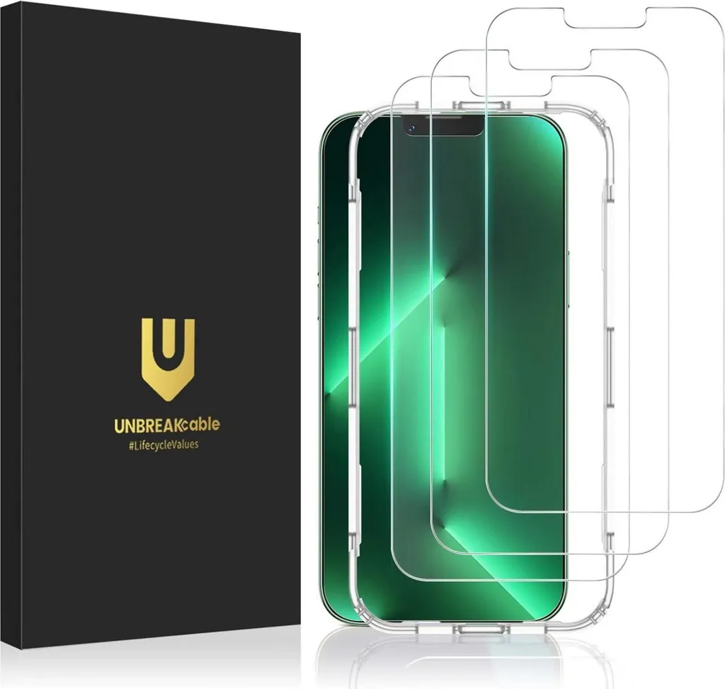 Protezione dello schermo di vetro dell'armatura iPhone 13 Pro Max Plus 3 pezzi 9H durezza HD