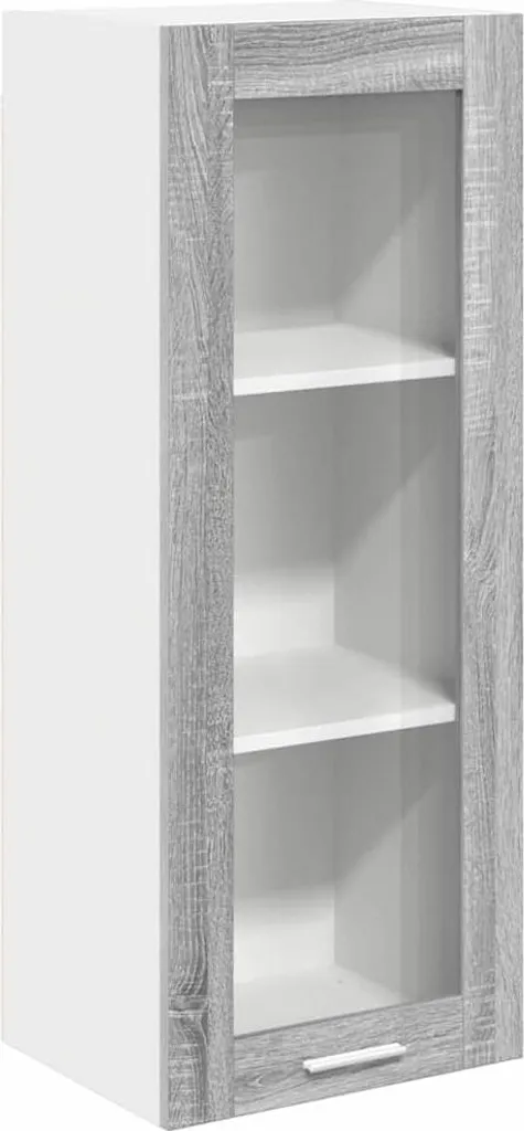 Mobile Pensile 40 cm Grigio Sonoma | Arredo Parete per Soggiorno e Bagno