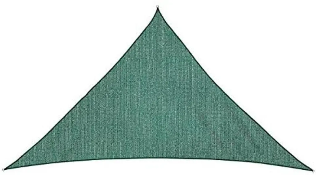 Voile d'ombrage 5x5x5m Vert Polyester 185g - Ombre fraîche garantie
