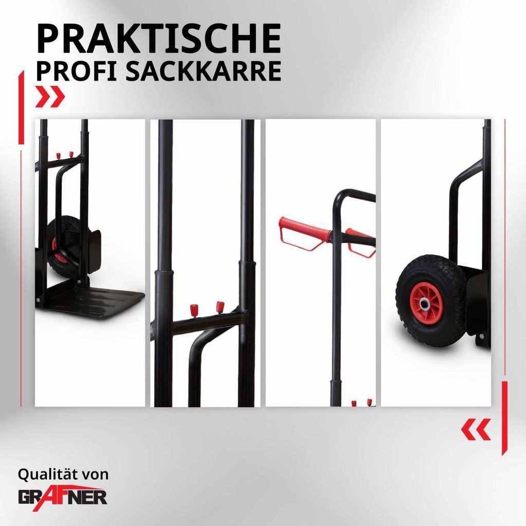 Grafner Sackkarre klappbar und ausziehbar, Belastbarkeit Produktbild 3