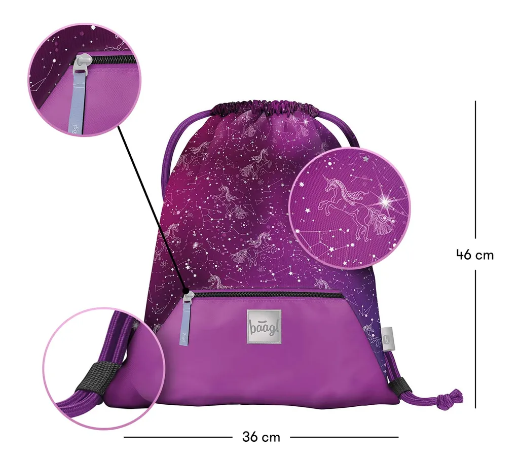 Tunnelzug Rucksack 43x36 Cm – Faltbarer Turnbeutel, Wasserdicht, Für Sport & Strand