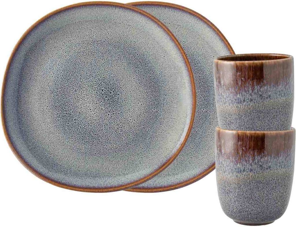 like. by Villeroy & Boch Lave beige Frühstücks-Set 4-teilig