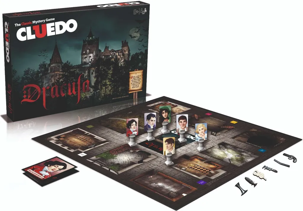 Jeu de détective social Cluedo Dracula Version Anglaise Hasbro UK