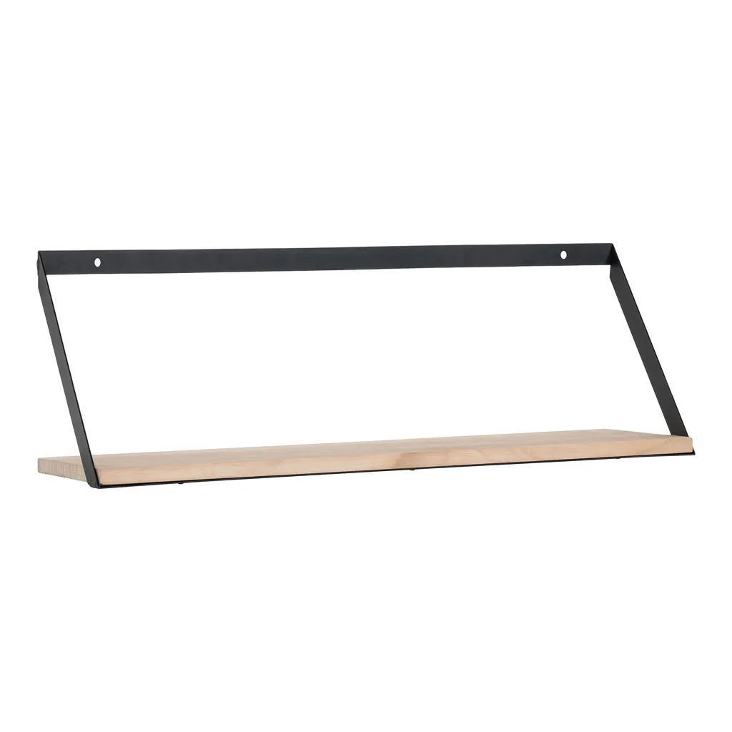 Étagère Basel en bois naturel - Rangement scandinave 3 niveaux design