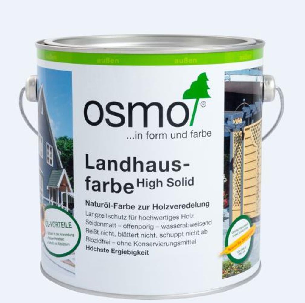 Osmo Landhausfarbe 2,5 L anthrazitgrau Produktbild 