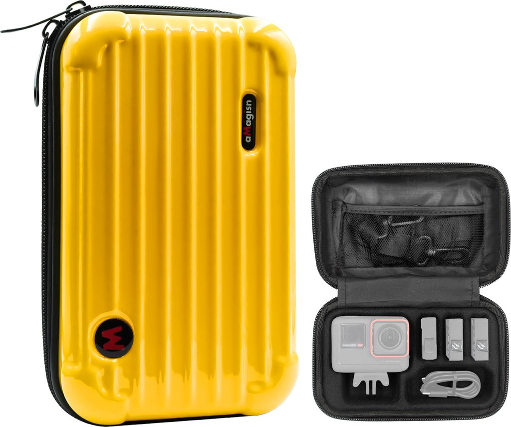 aMagisn AC03 Sport-Kameratasche, tragbare Aufbewahrungstasche fuer Kamera mit halboffenem Design, abnehmbarer Innen-Organizer, Kamera-Schutztasche ...