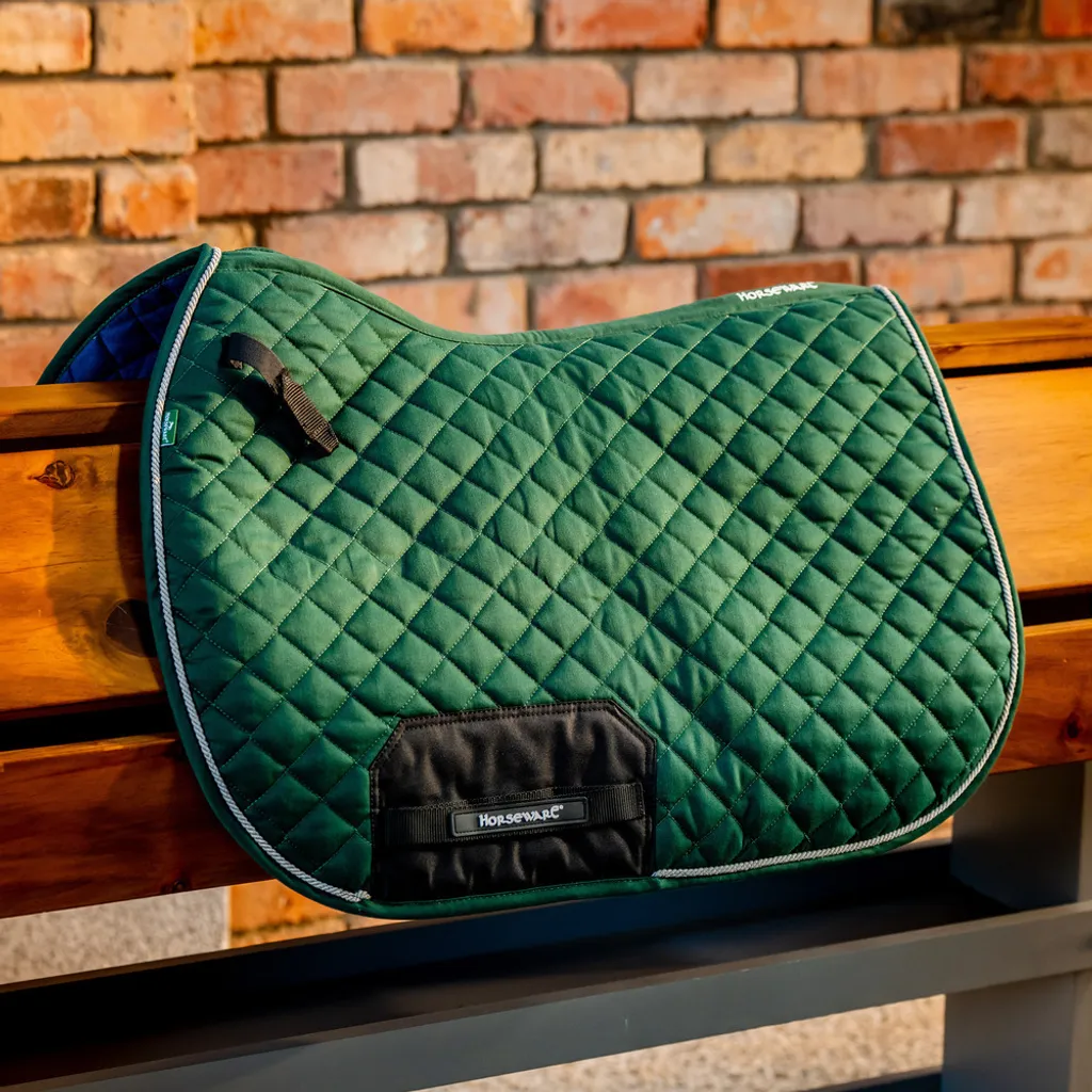 Sottosella Horseware Signature Jumping Verde Hunter - Eleganza da Concorso