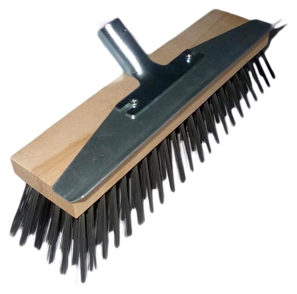 Drahtbesen 30 cm mit Schabekante und 24 mm Metallhalter