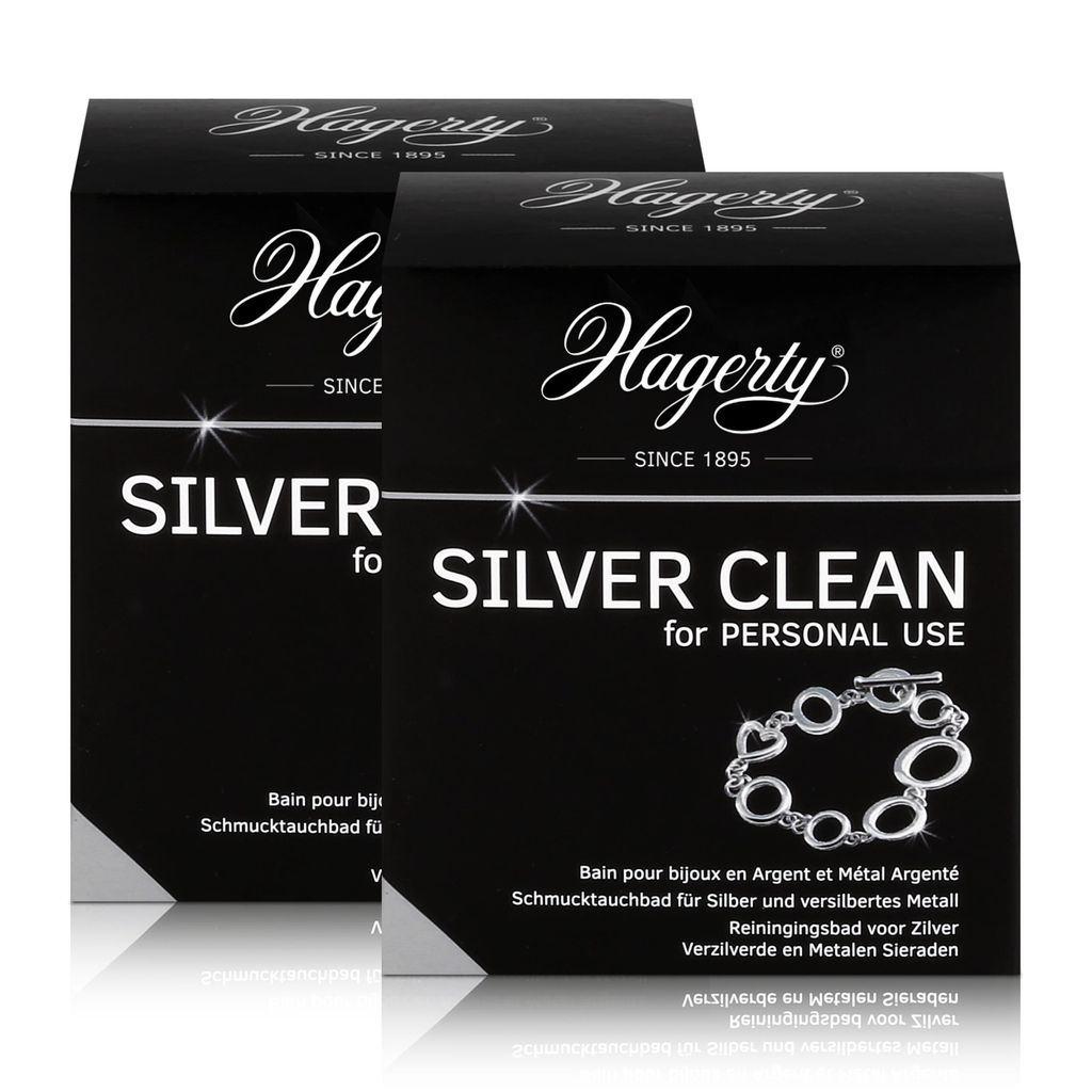 Hagerty Silver Clean - Schmucktauchbad für Silber 170ml (2er Pack)