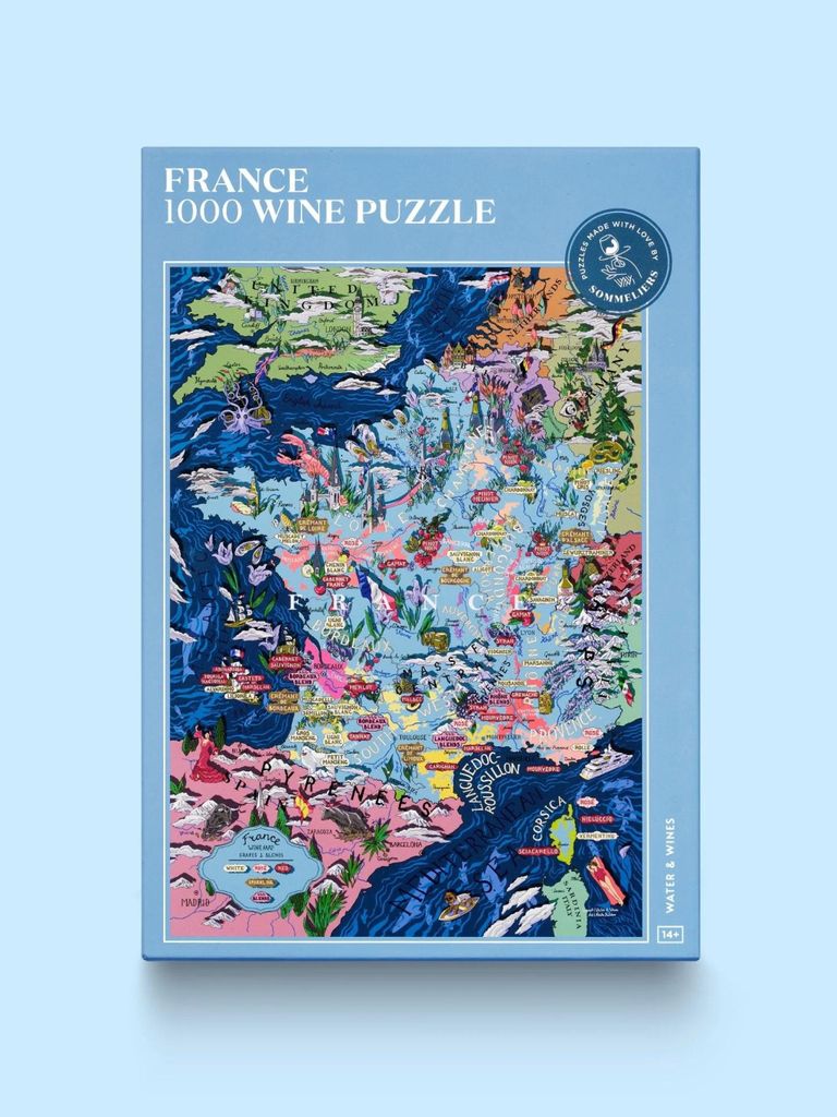 Water & Wines puzzle Francie 1000 dílků Zdjęcie produktu 