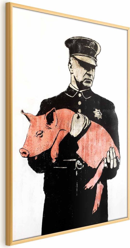 Posterpapier Poster - Police Pig 21x30 cm Streetart h-C-0099-ao-a