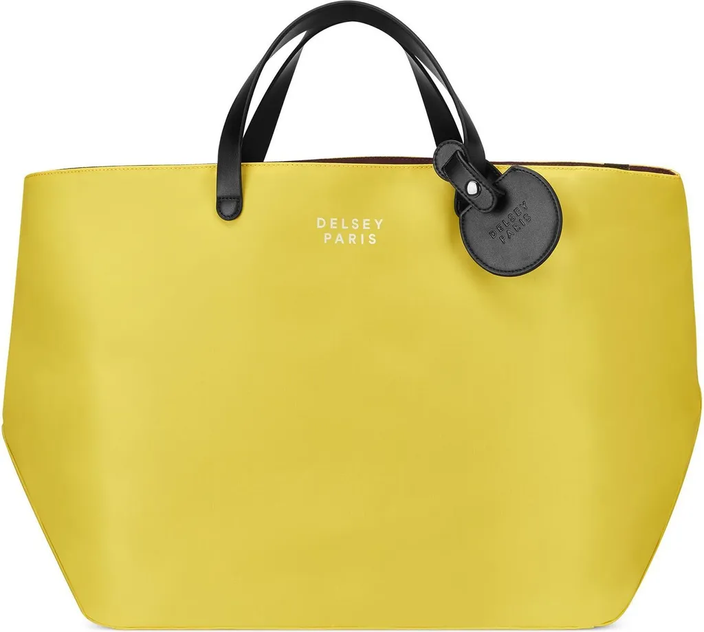Sac Shopper DELSEY Croisiere Jaune : Format XXL avec Volume de 20 Litres