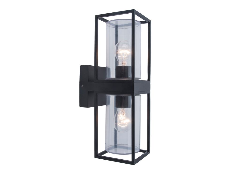 Applique extérieure noire hauteur 39,3 cm Image du produit 