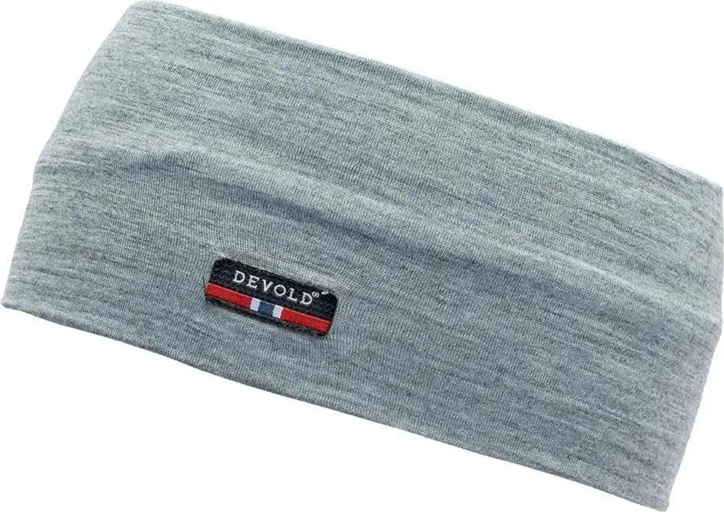 Bandeau Devold Breeze Merino 150 - Laine Ultra-Douce et Respirante Gris