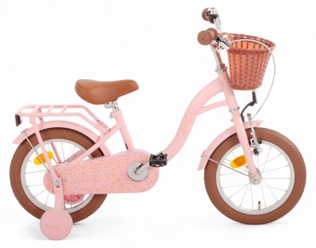 AMIGO Kinderfahrräder Mädchen Fairy 14 Zoll Mädchen Produktbild 