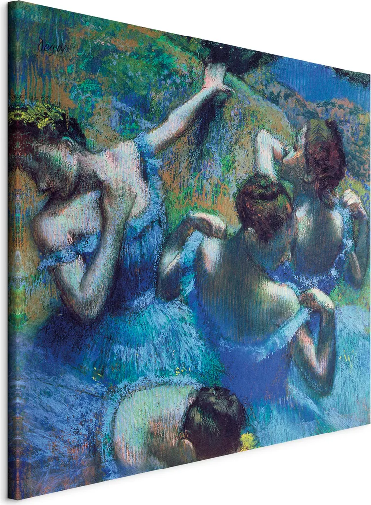 Quadro Moderno 70x70 Ballerine Blu II - Qualità Top su TNT