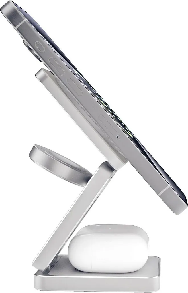 Station de Charge Induction Rapide 15W Pliable 3 en 1 Compatible Apple - 6