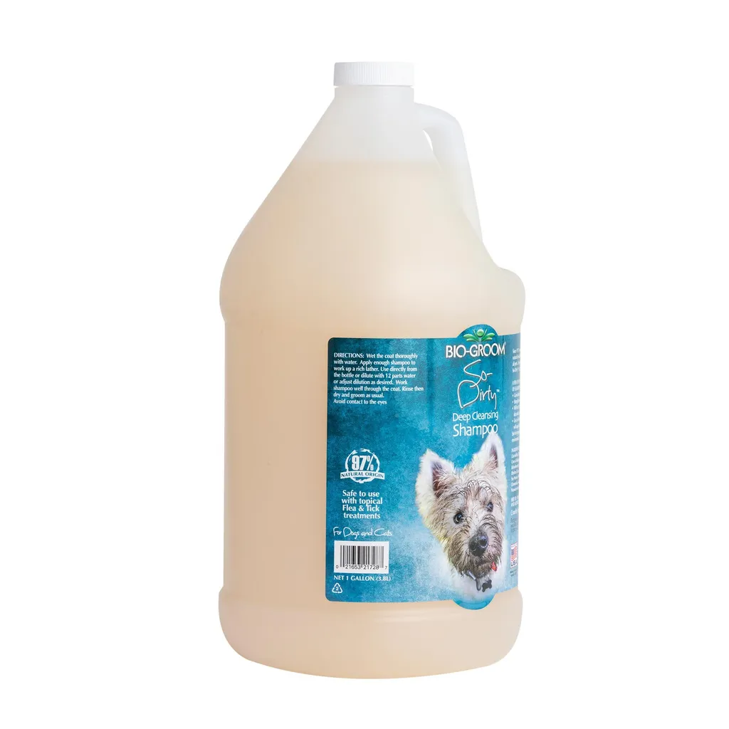 Bio-Groom So-Dirty Shampoo 3.8L Concentrato 1:12 per Cani Molto Sporchi - 3