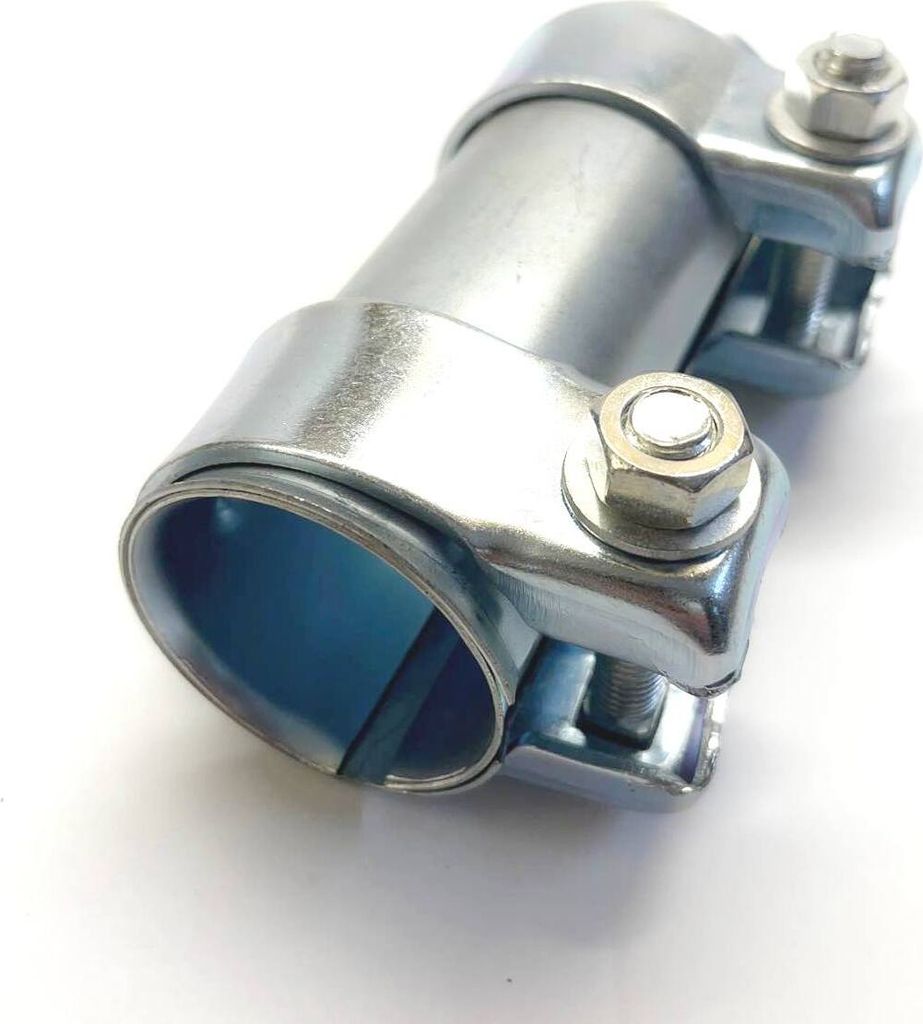 Rohrschelle Auspuff Endtopf Verbinder für Ø 40-43 mm-Rohre 125mm lang Schelle