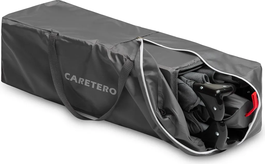 Lit de voyage bébé CARETERO Basic graphite idéal pour les vacances - 9