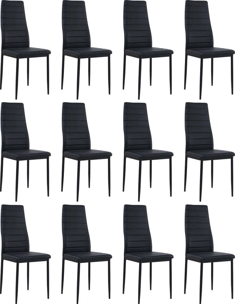 HJ WeDoo set de 12 chaises de salle à manger, chaise de Image du produit 