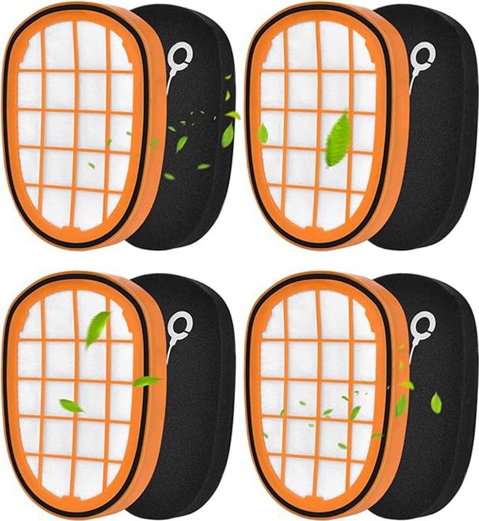 4 Stück Filter für Philips SpeedPro Max Aqua Akkusauger FC6812 FC6813 FC6822 FC6823 FC6826 FC6723/01 FC6901-FC6904 XC7042/01 XC8045/01 XC8147/01 ...