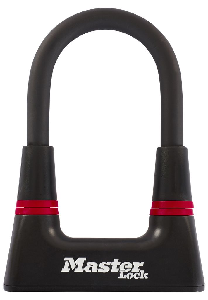 Master Lock Bügelschloss 8278 Schwarz 14 mm x 150 mm x 80 mm - hohe Sicherhei...