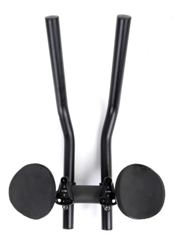 Guidon triathlon Tranzx JD-808 réglable noir avec repose-bras confort