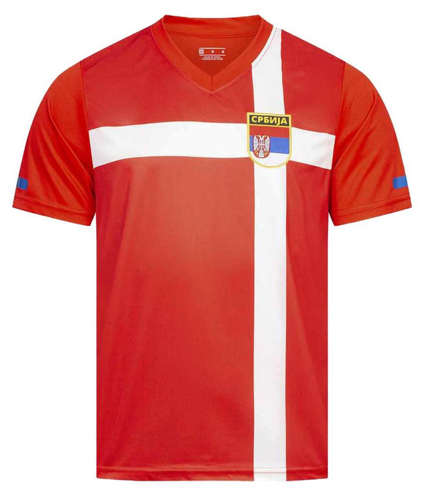JELEX Herren Serbien Trikot Retro History red L Produktbild 