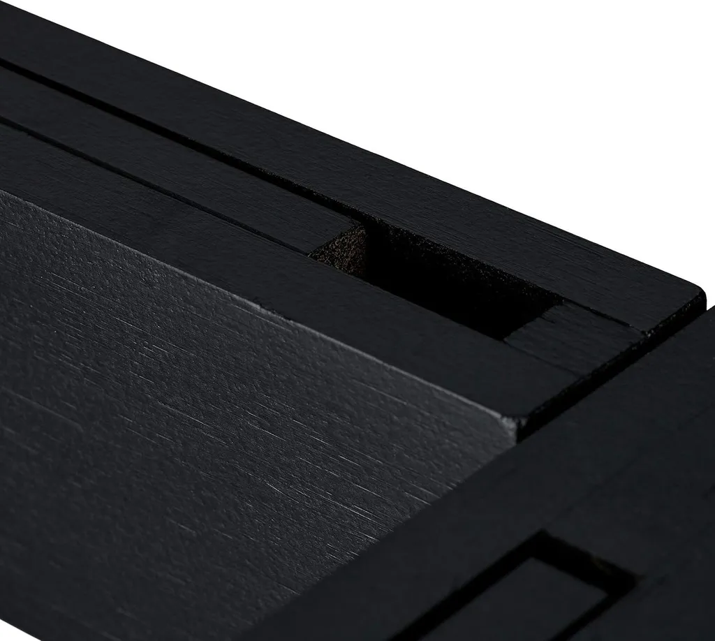 Support plantes bambou réglable 355 cm noir design gain de place - 5