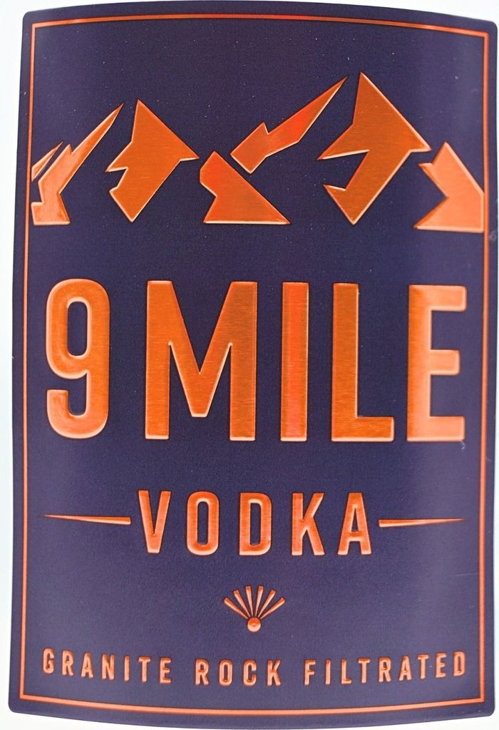 9 Mile Vodka mit LED Beleuchtung | 37,5 % vol | 0,7l Produktbild 10