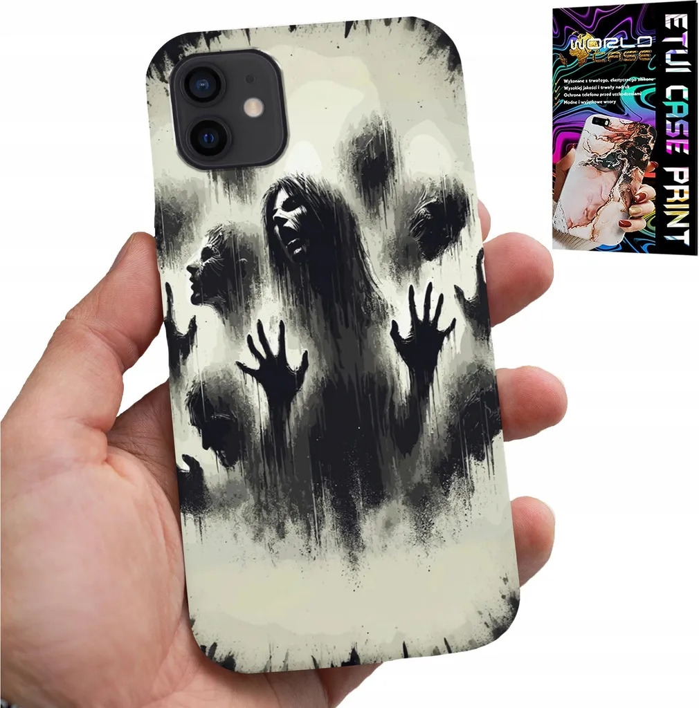 Custodia iPhone 13 Mini The Walking Dead Zombie + Vetro Temperato Kit