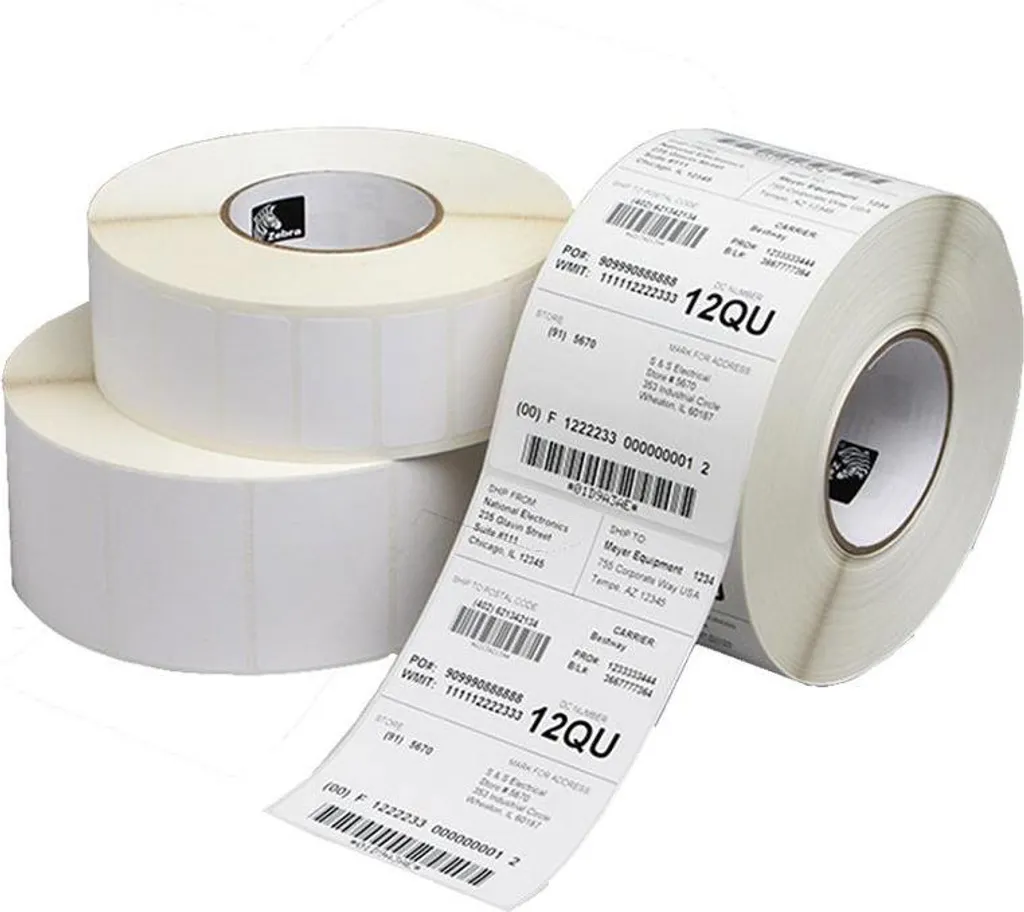 Rouleau d'étiquettes logistiques 102x152 mm pour expédition et transport