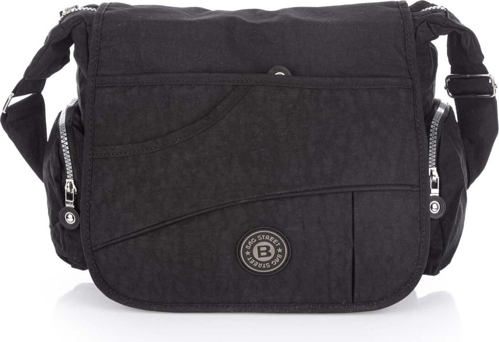 Bag Street Duża Lekka Torebka Turystyczna Miejska z Klapką Zdjęcie produktu 