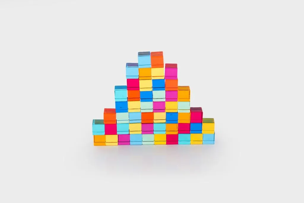 Blocs de Construction Translucides Gem Cubes - Jouet Éducatif TickiT