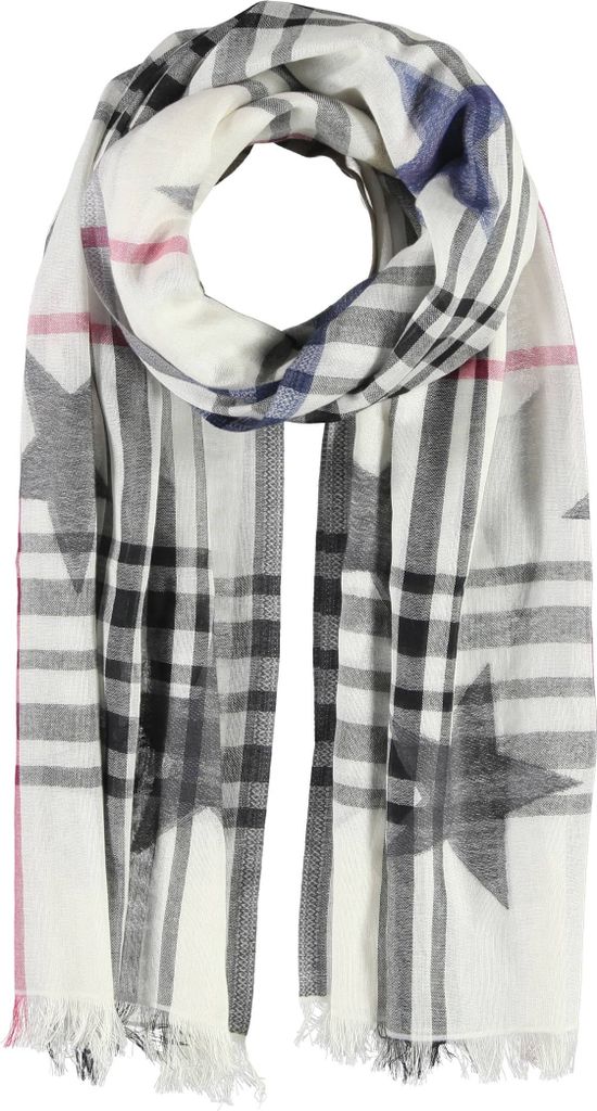 Passigatti Schal mit trendigem Webkaro, Gr. ONESIZE