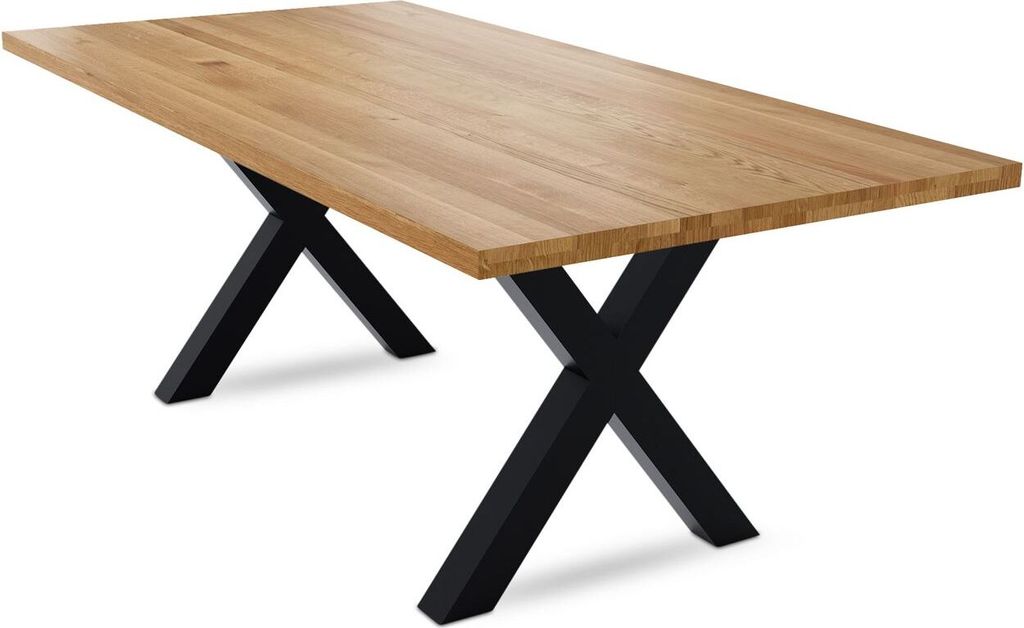 Esstisch Daisey 3 140x79x90 Esszimmertisch Massivholz Wildeiche