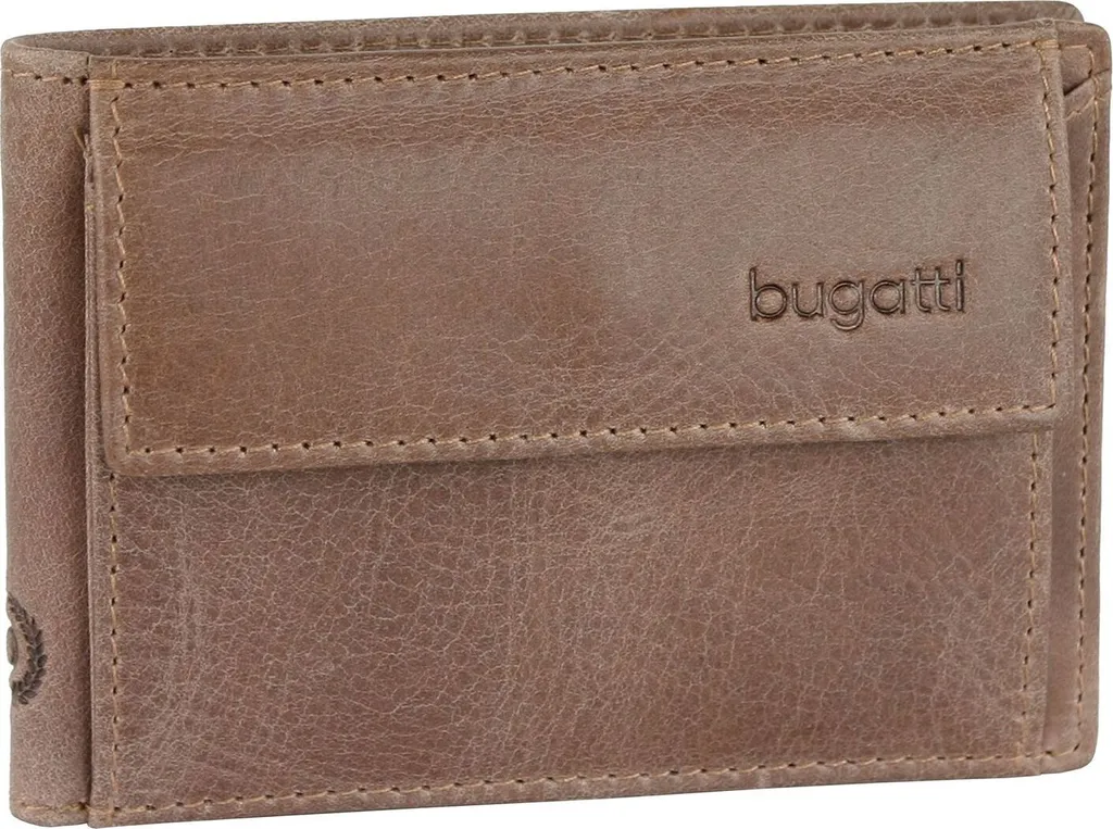 Porte-monnaie bugatti Volo Marron Idéal pour Voyager Léger au Quotidien
