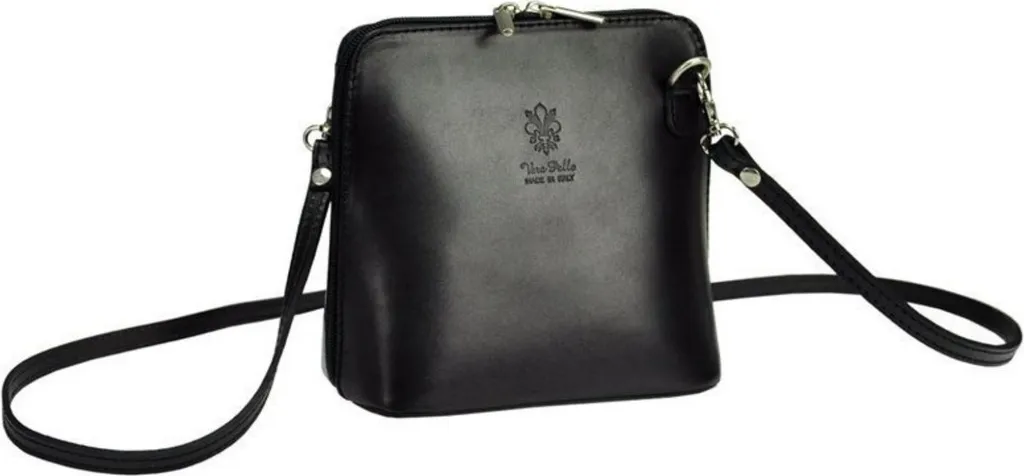 Sac à main Barberini's GREG21241, petite maroquinerie en cuir rigide noir