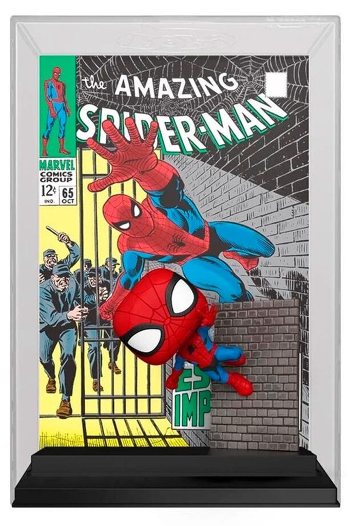 Marvel POP! Comic Cover Vinyl Figuur Spider-Man '65, 9 cm Productafbeelding 