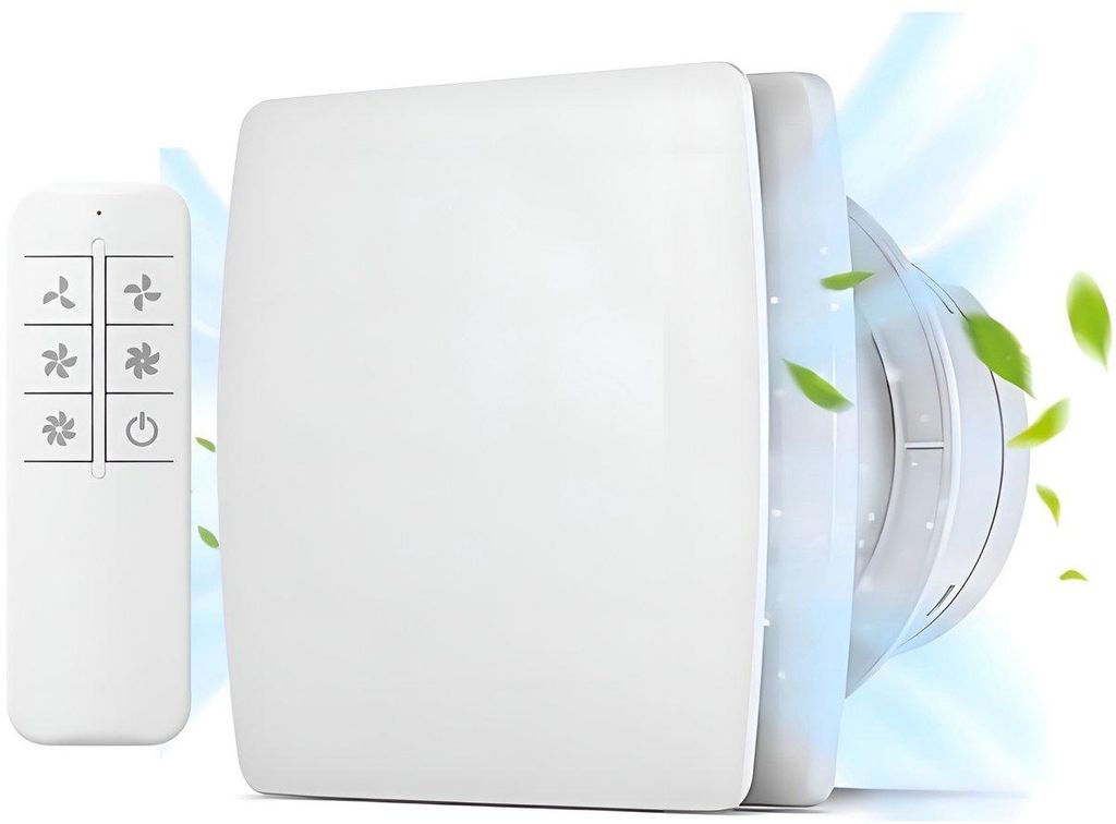 PolkaHome® Badkamerventilator 100mm – Afstandsbediening – 5 Productafbeelding 